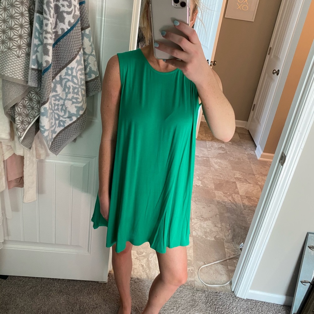 Simple Green Dress